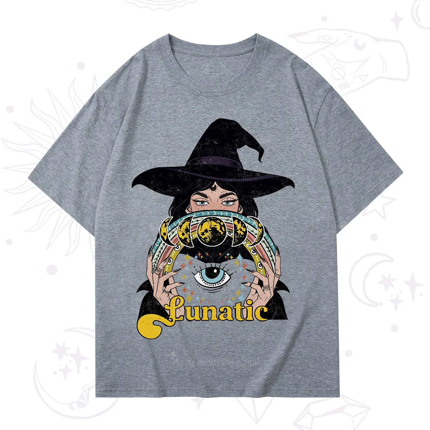 Purplehecate Witch of the Lunatic Moon Phase T-Shirt