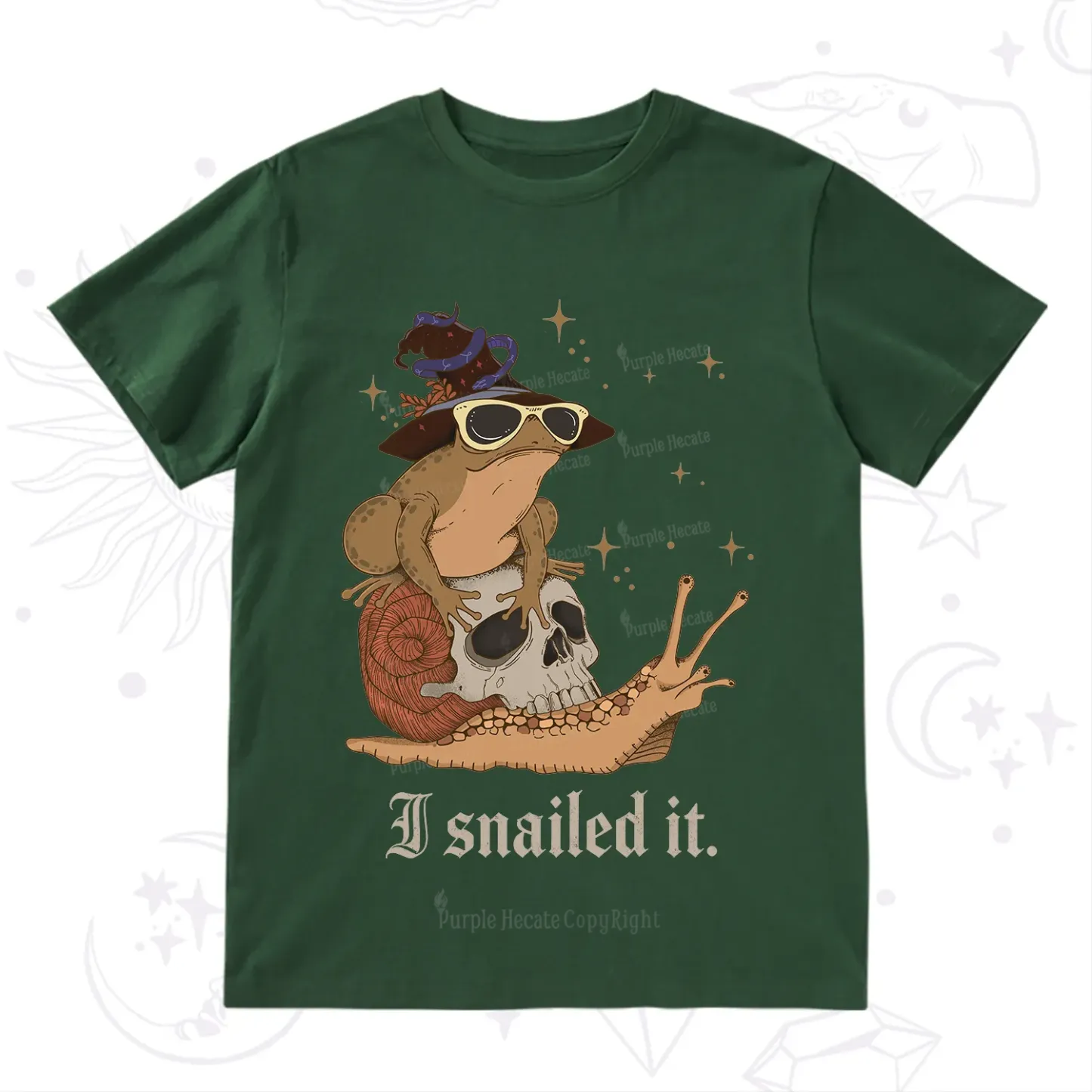 Purplehecate I Snailed It T-Shirt