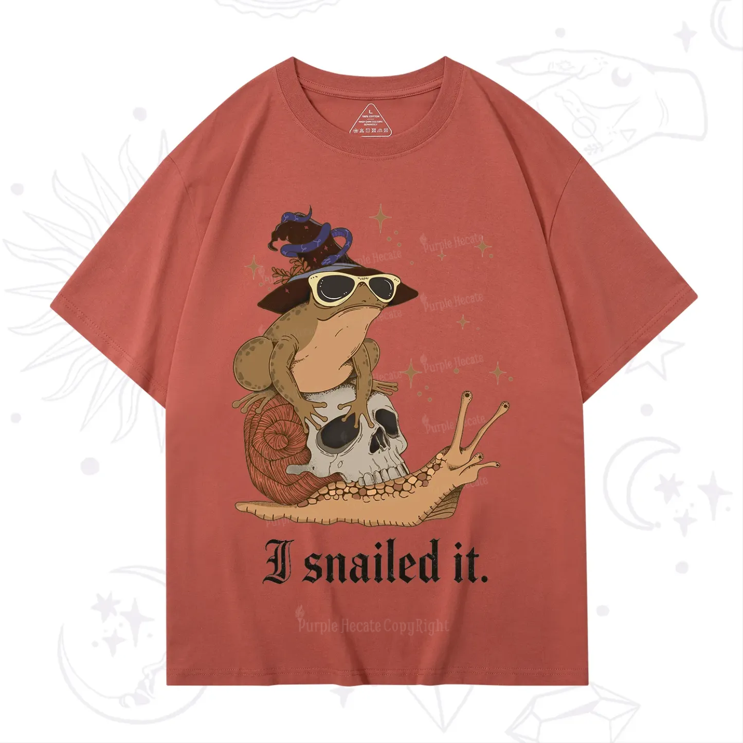 Purplehecate I Snailed It T-Shirt