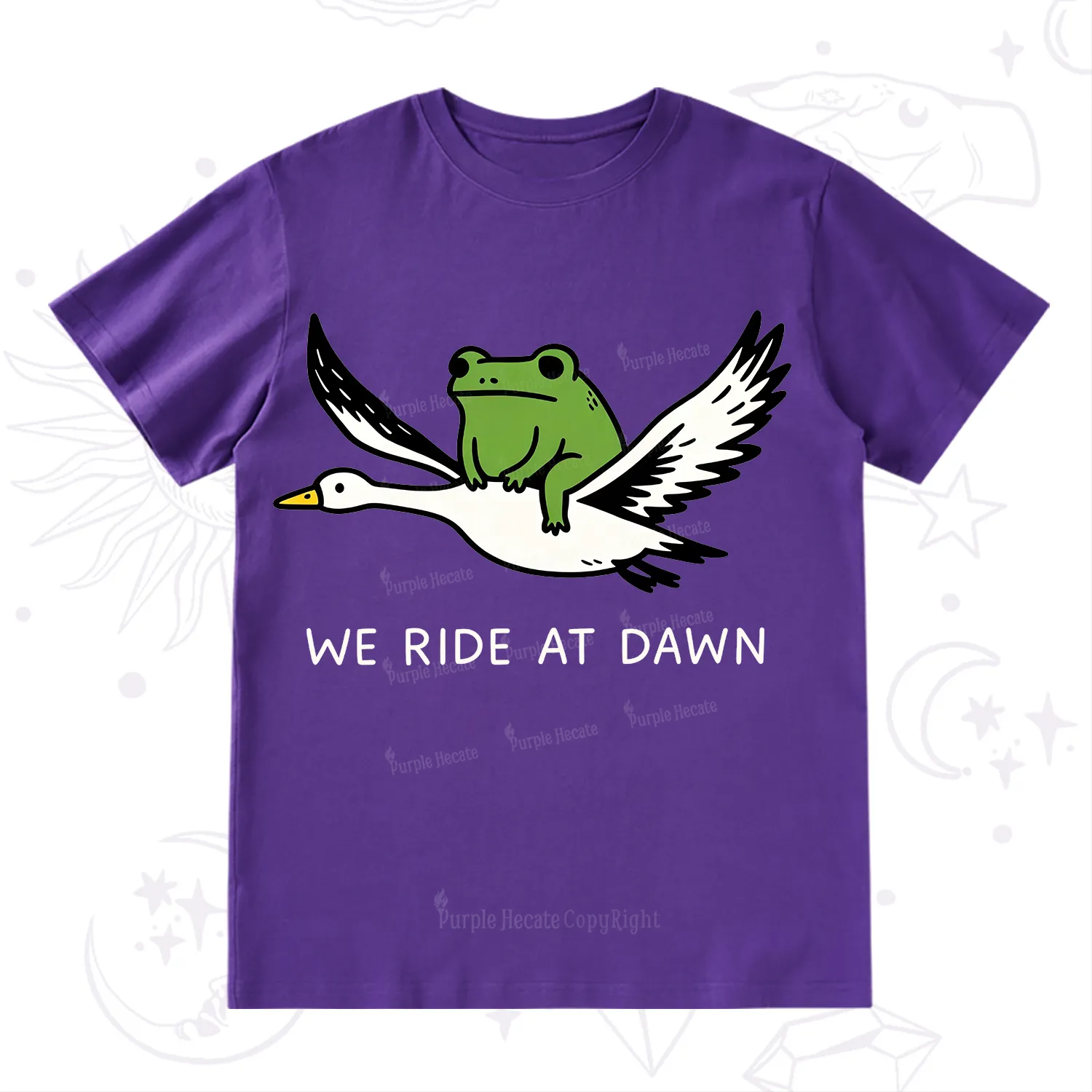 Purplehecate We Ride at Dawn T-Shirt