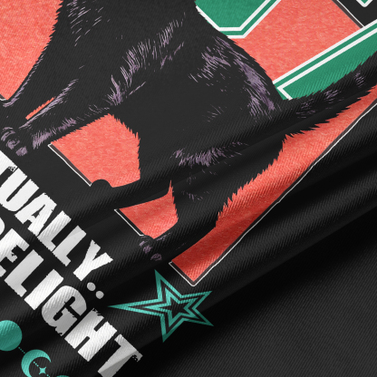 Purplehecate Actually Im a Delight Crop Jersey Top