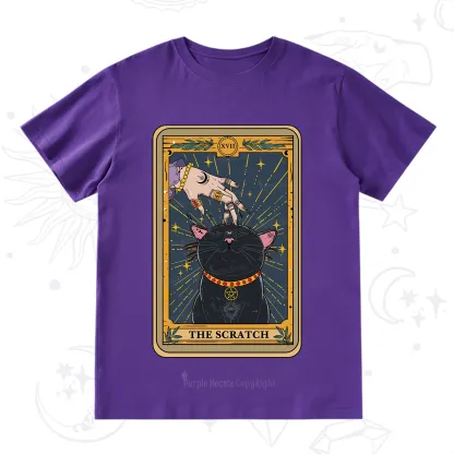 Purplehecate The Scratch Cat Tarot T-Shirt