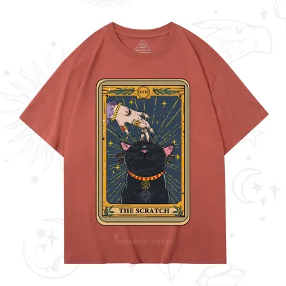 Purplehecate The Scratch Cat Tarot T-Shirt