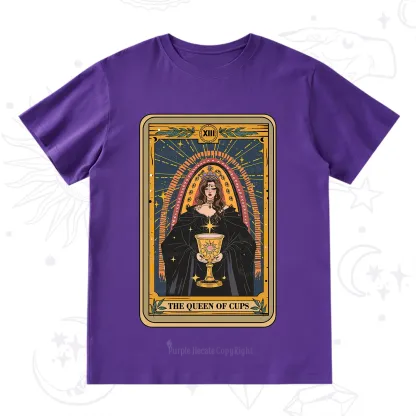 Purplehecate The Queen of Cups Tarot T-Shirt