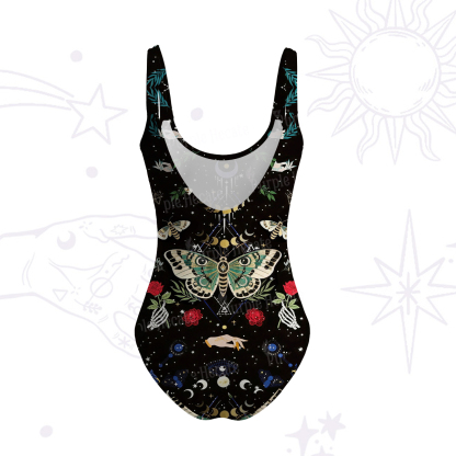 Purplehecate Moonlight Metamorphosis Tank One Piece Swimsuit