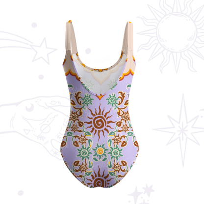 Purplehecate Celestial Oracle One Piece Swimsuit