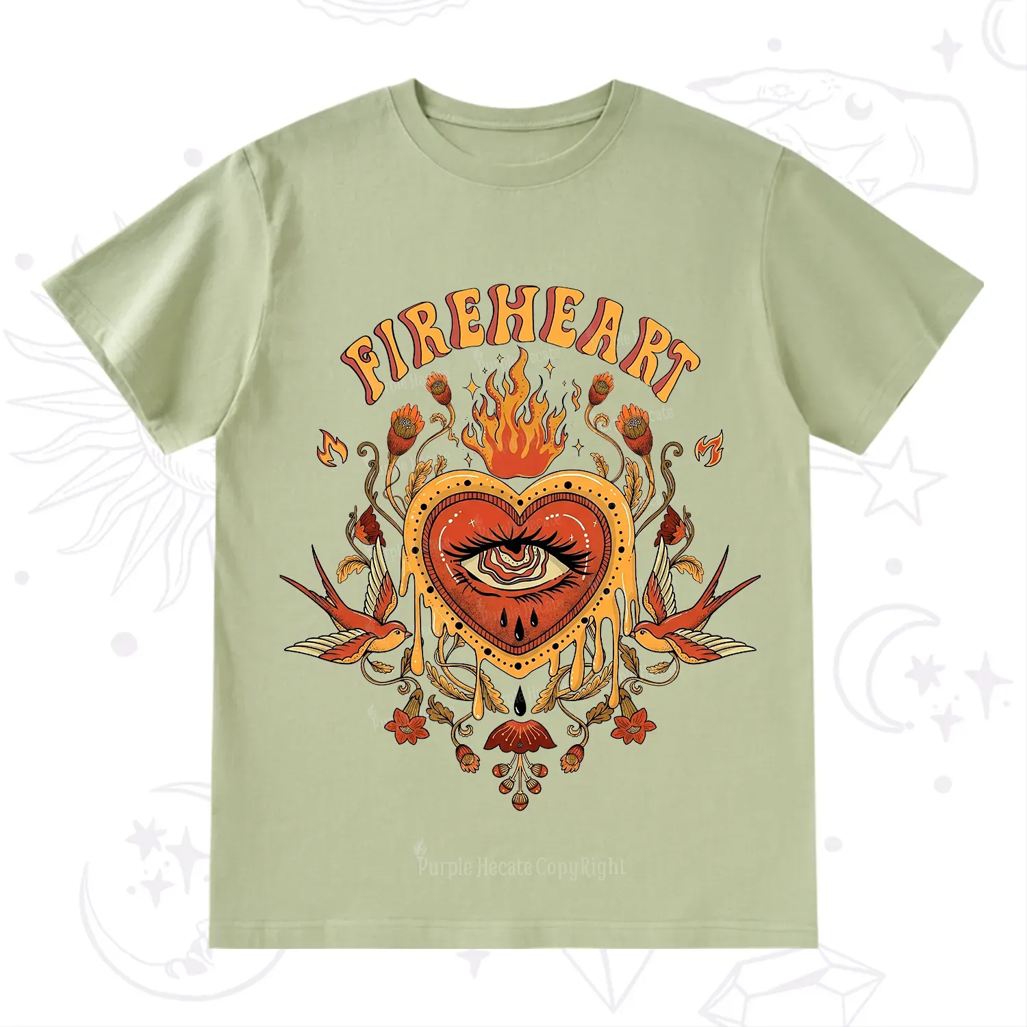 Purplehecate Fireheart T-Shirt