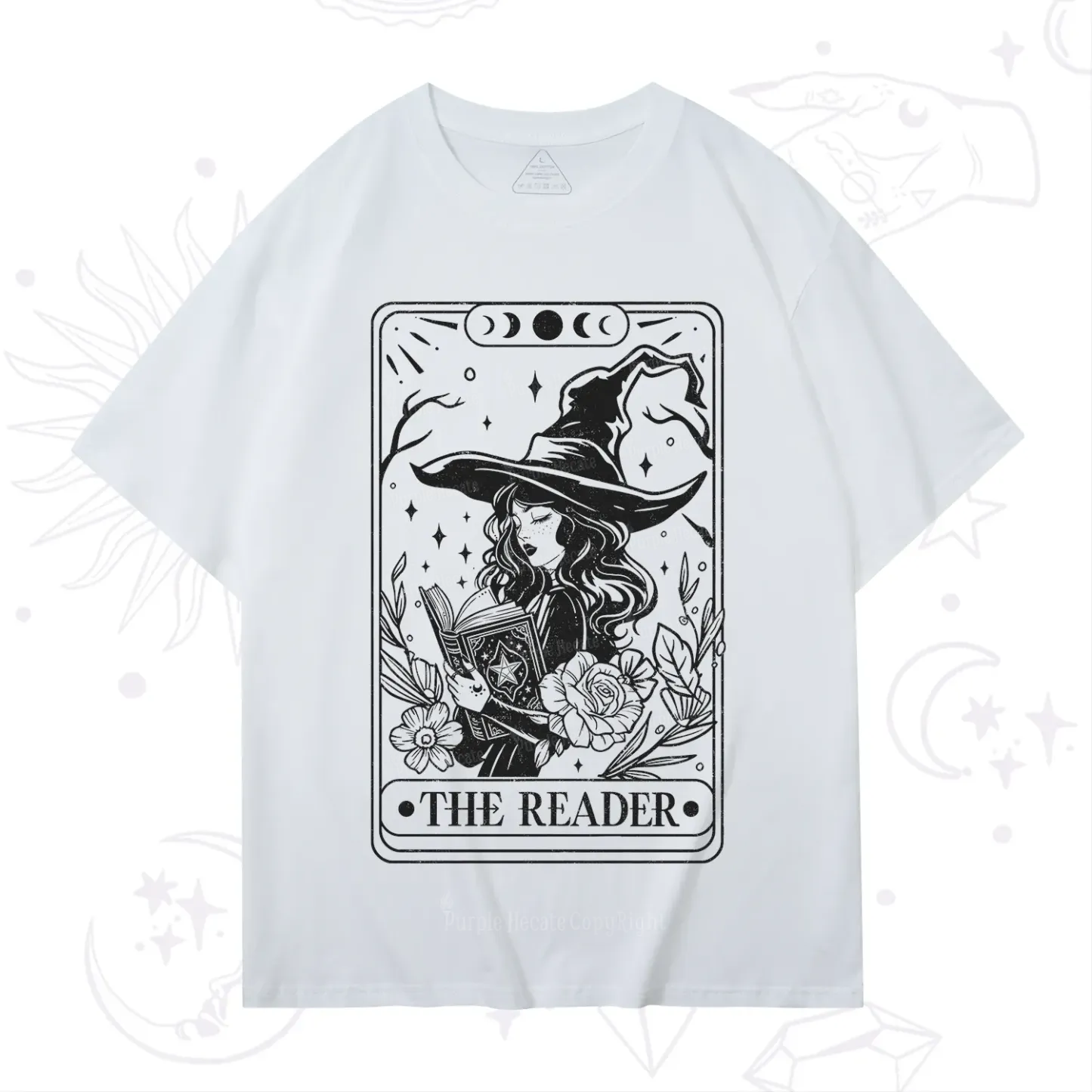 Purplehecate The Witch Reader Tarot T-Shirt