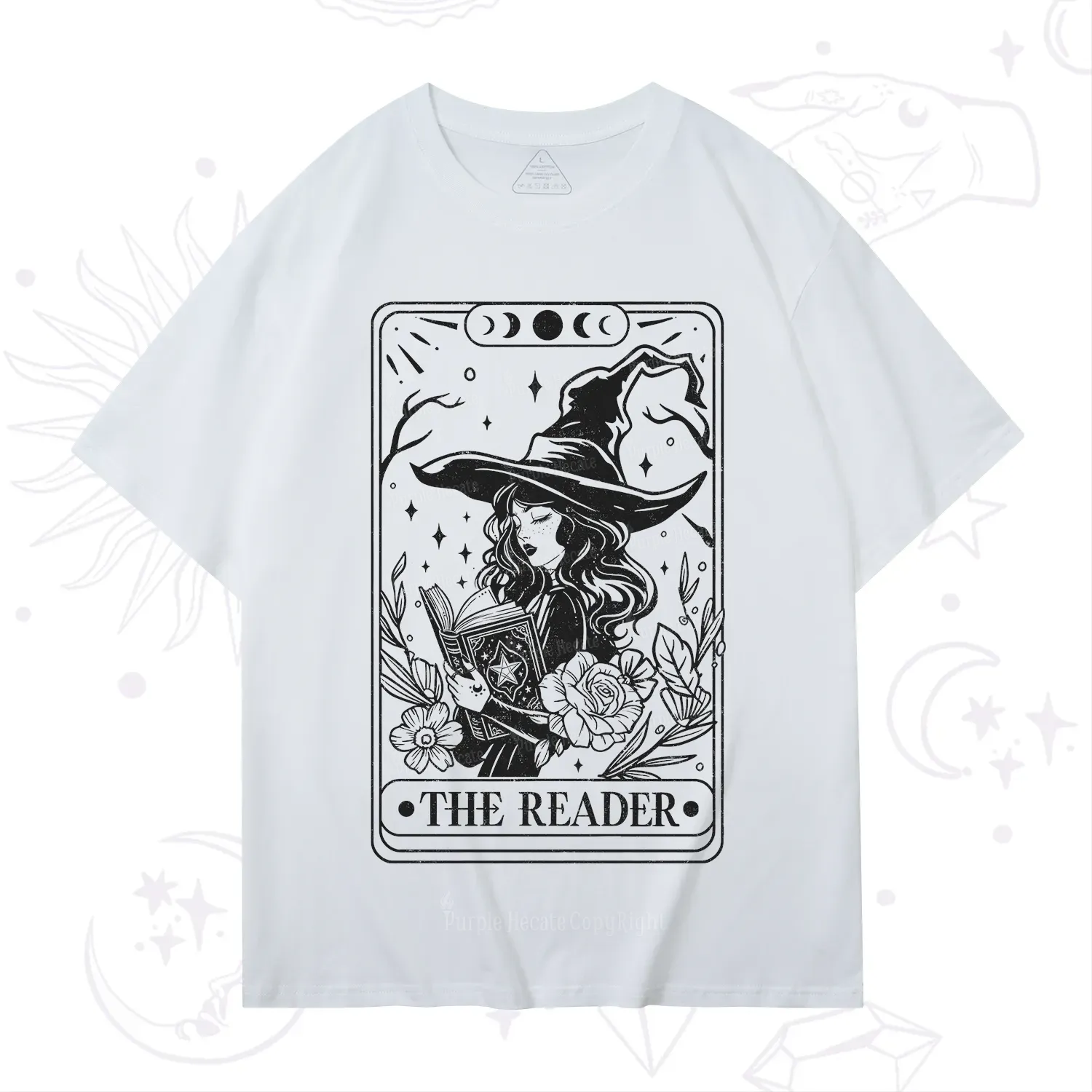 Purplehecate The Witch Reader Tarot T-Shirt