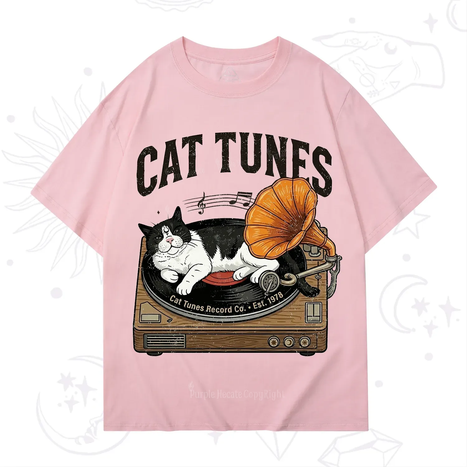 Purplehecate Cat Tunes T-Shirt