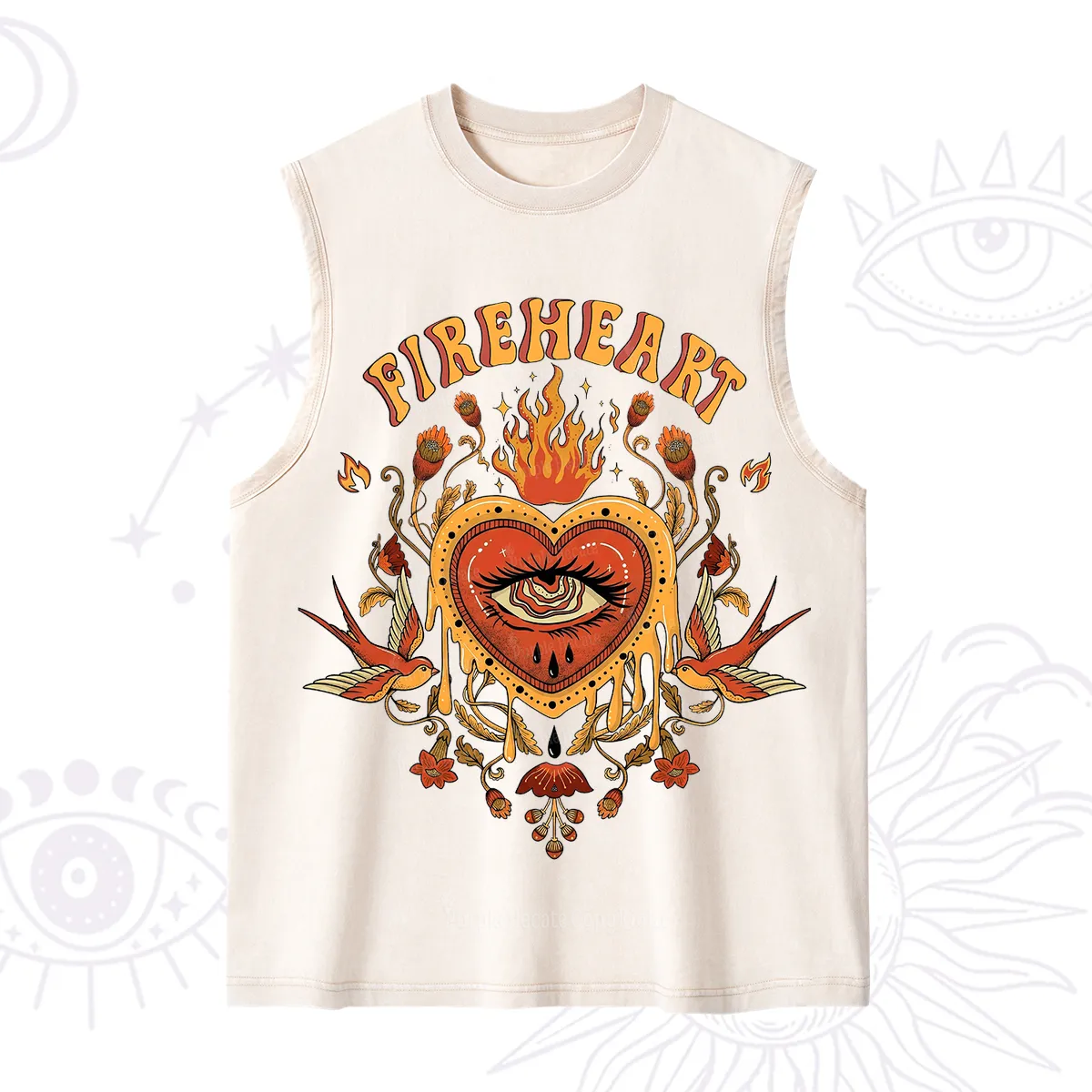 Purplehecate Fireheart Washed Tank
