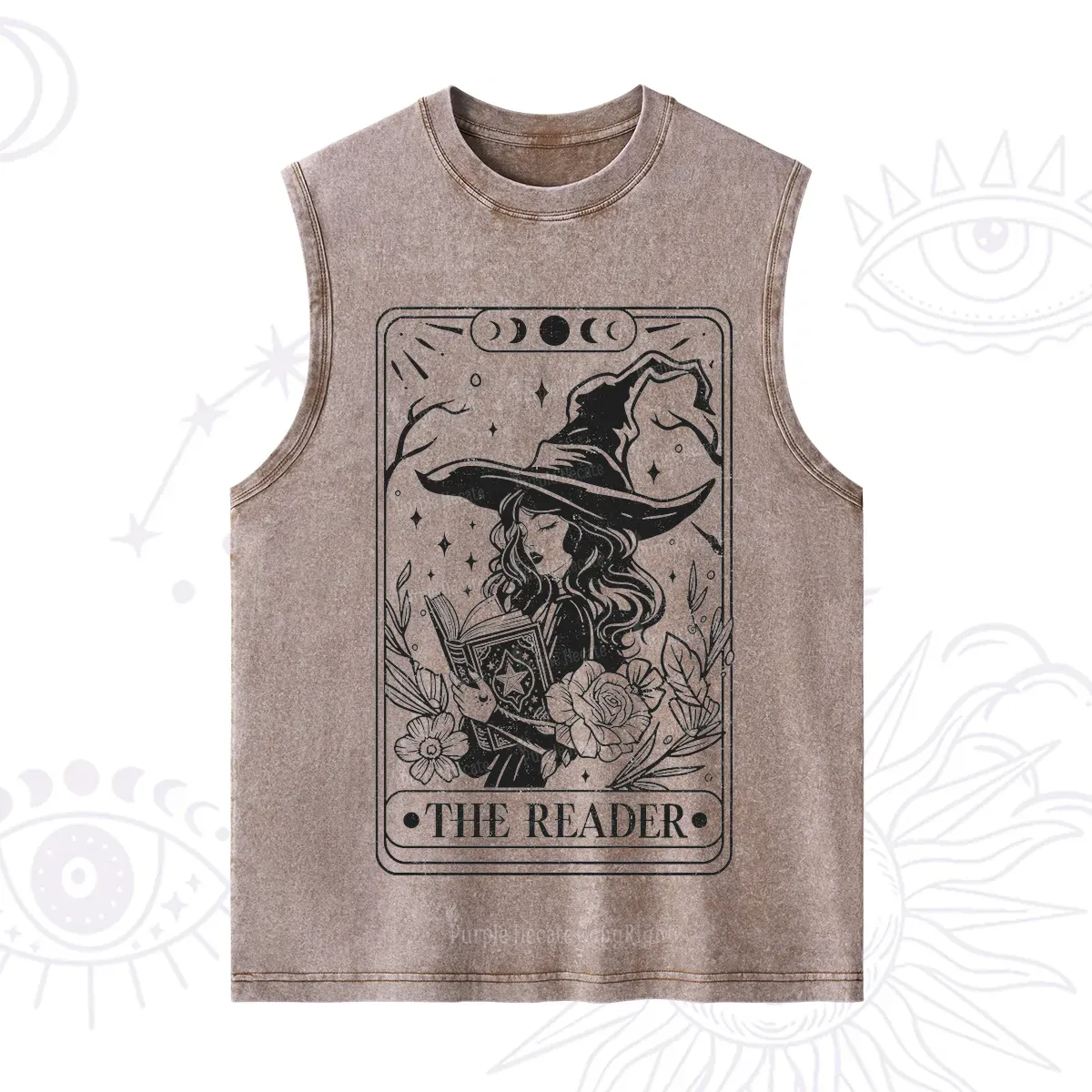 Purplehecate The Witch Reader Tarot Washed Tank
