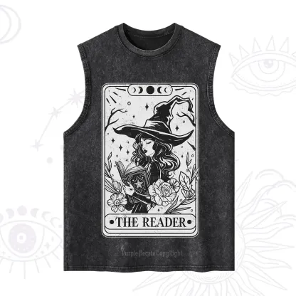 Purplehecate The Witch Reader Tarot Washed Tank