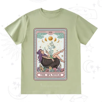 Purplehecate The Spa Witch Tarot Card T-Shirt