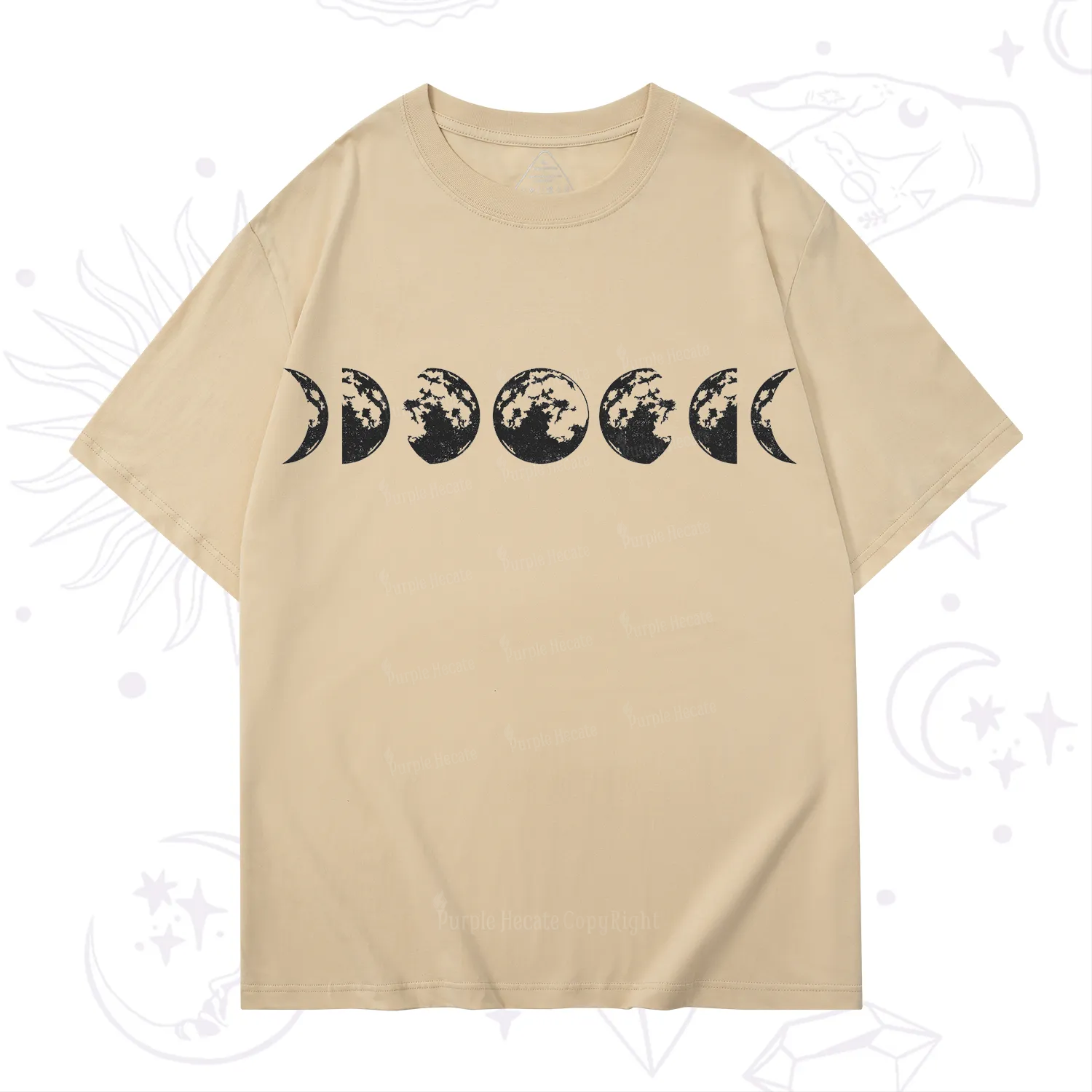 Purplehecate Moon Phases T-Shirt