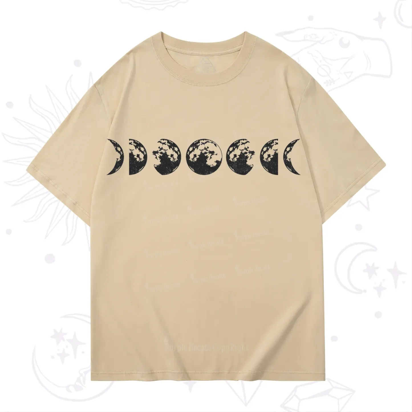 Purplehecate Moon Phases T-Shirt