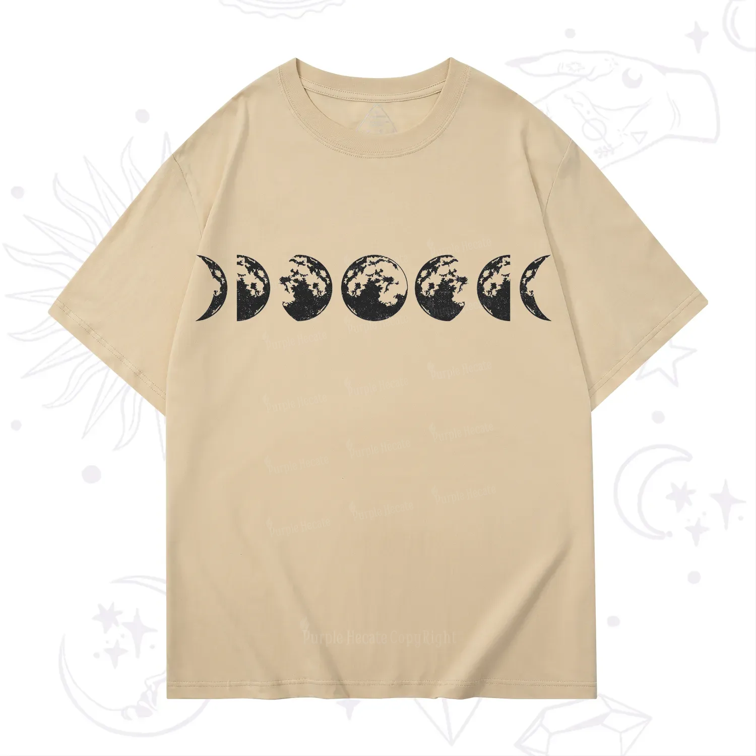 Purplehecate Moon Phases T-Shirt