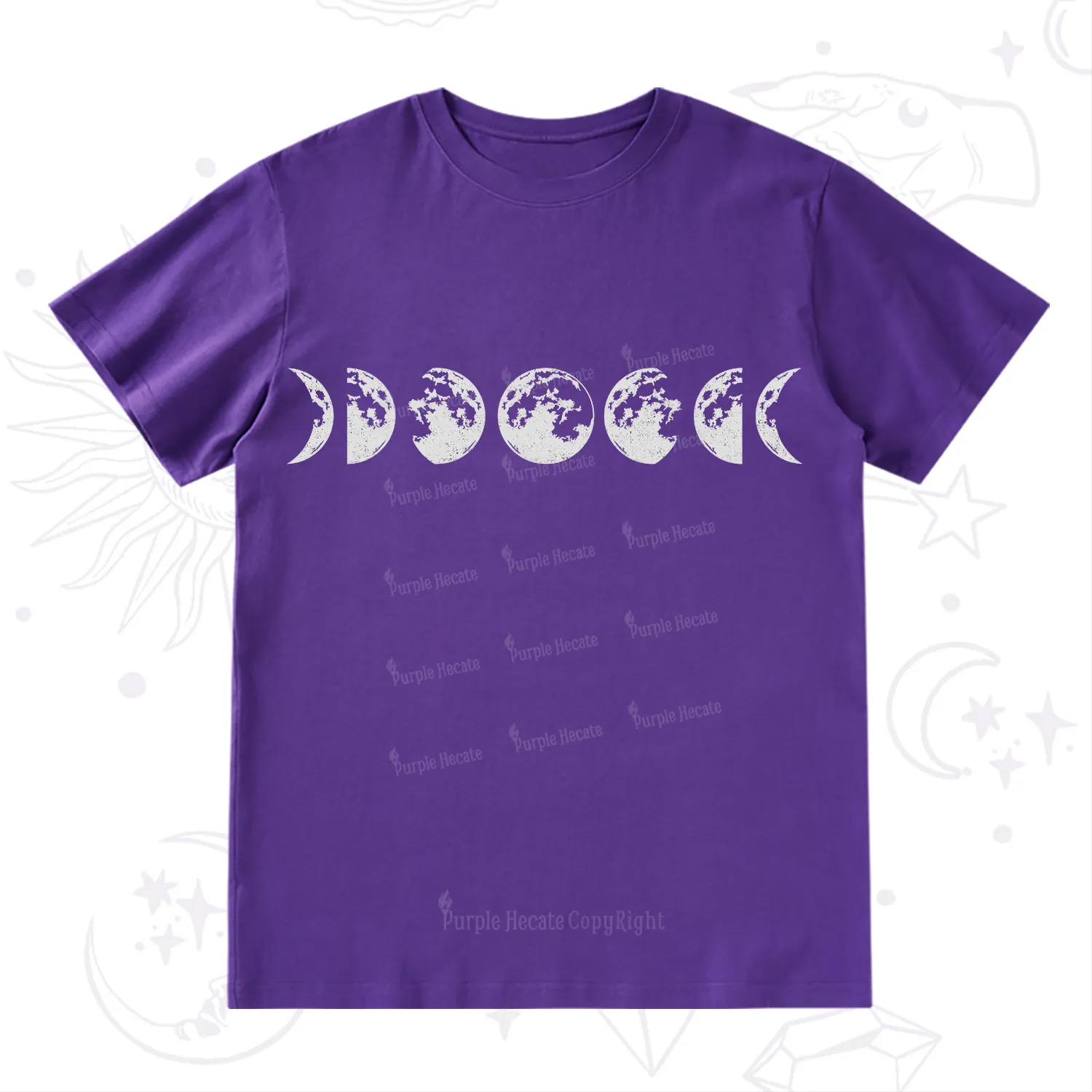 Purplehecate Moon Phases T-Shirt