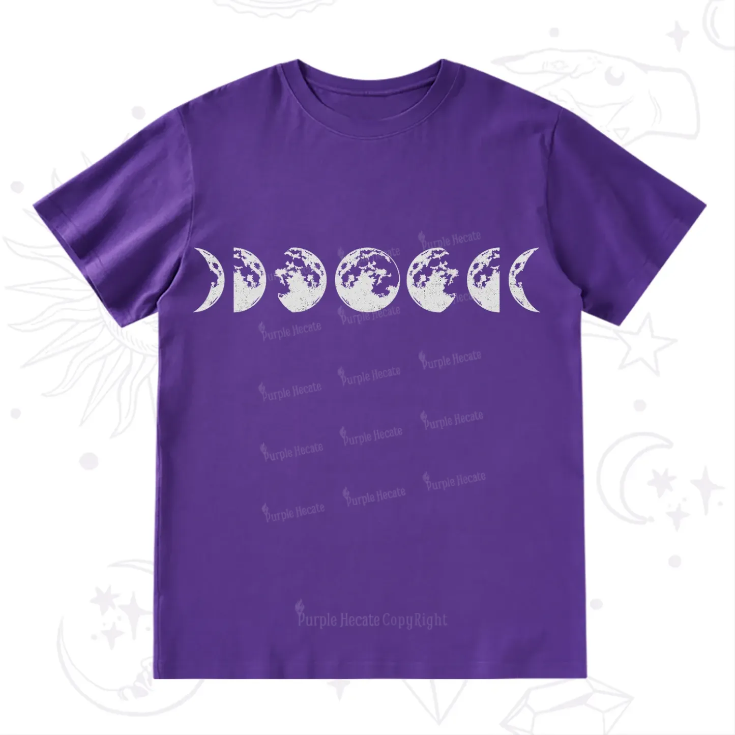 Purplehecate Moon Phases T-Shirt