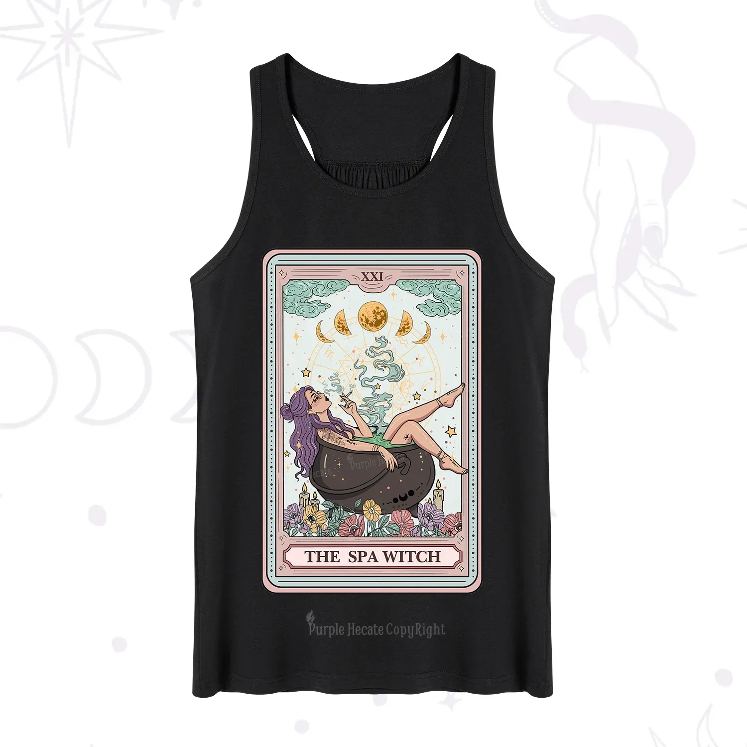 Purplehecate The Spa Witch Tarot Card Tank