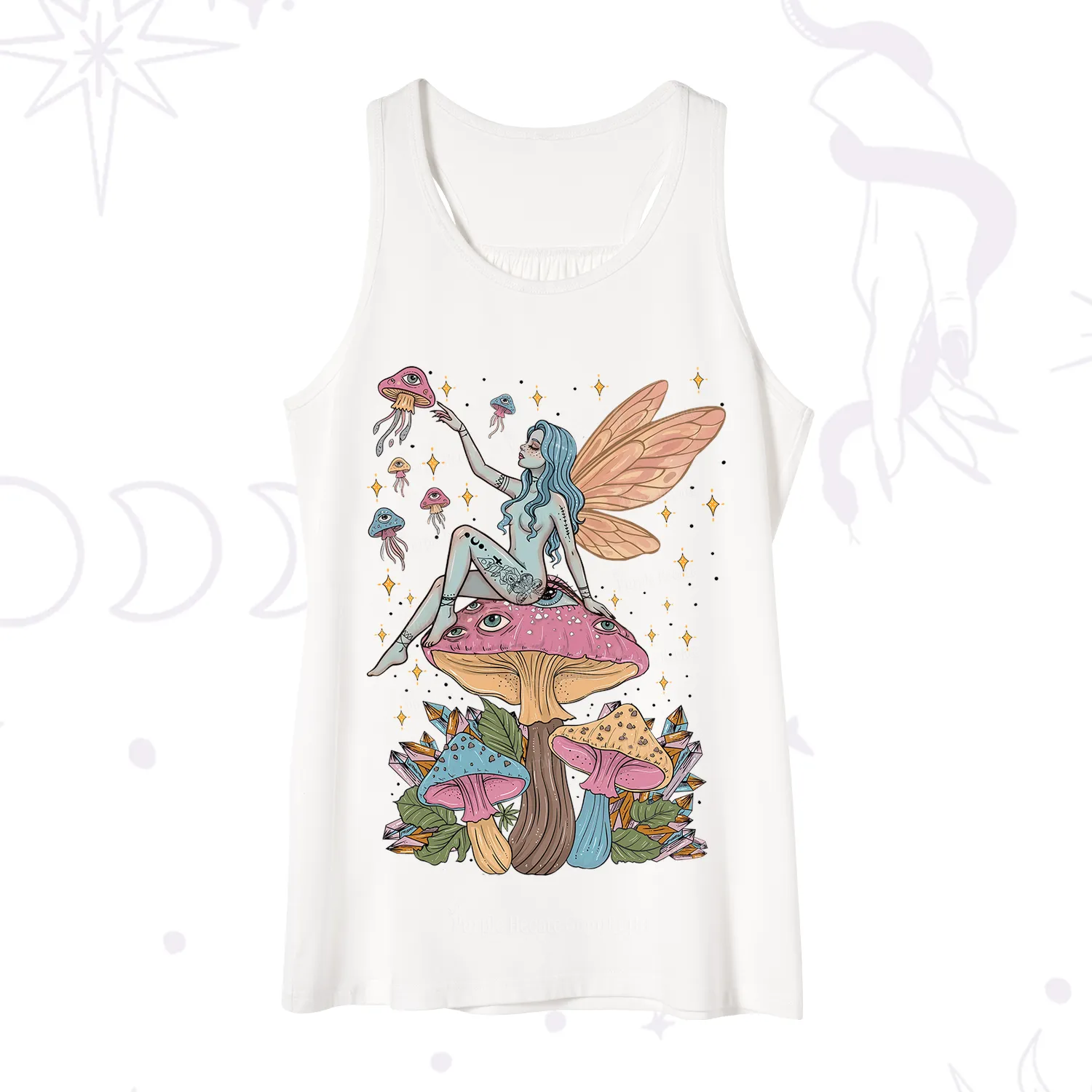 Purplehecate Celestial Fairy on Mushroom Tank