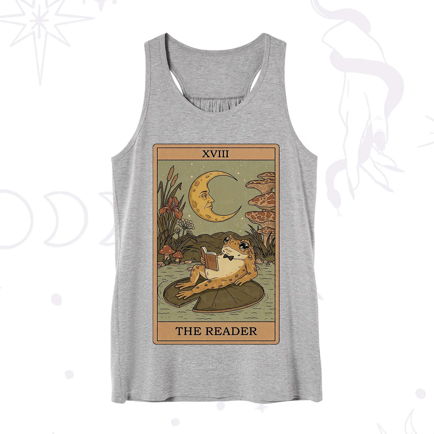 Purplehecate The Reader Frog Tarot Tank