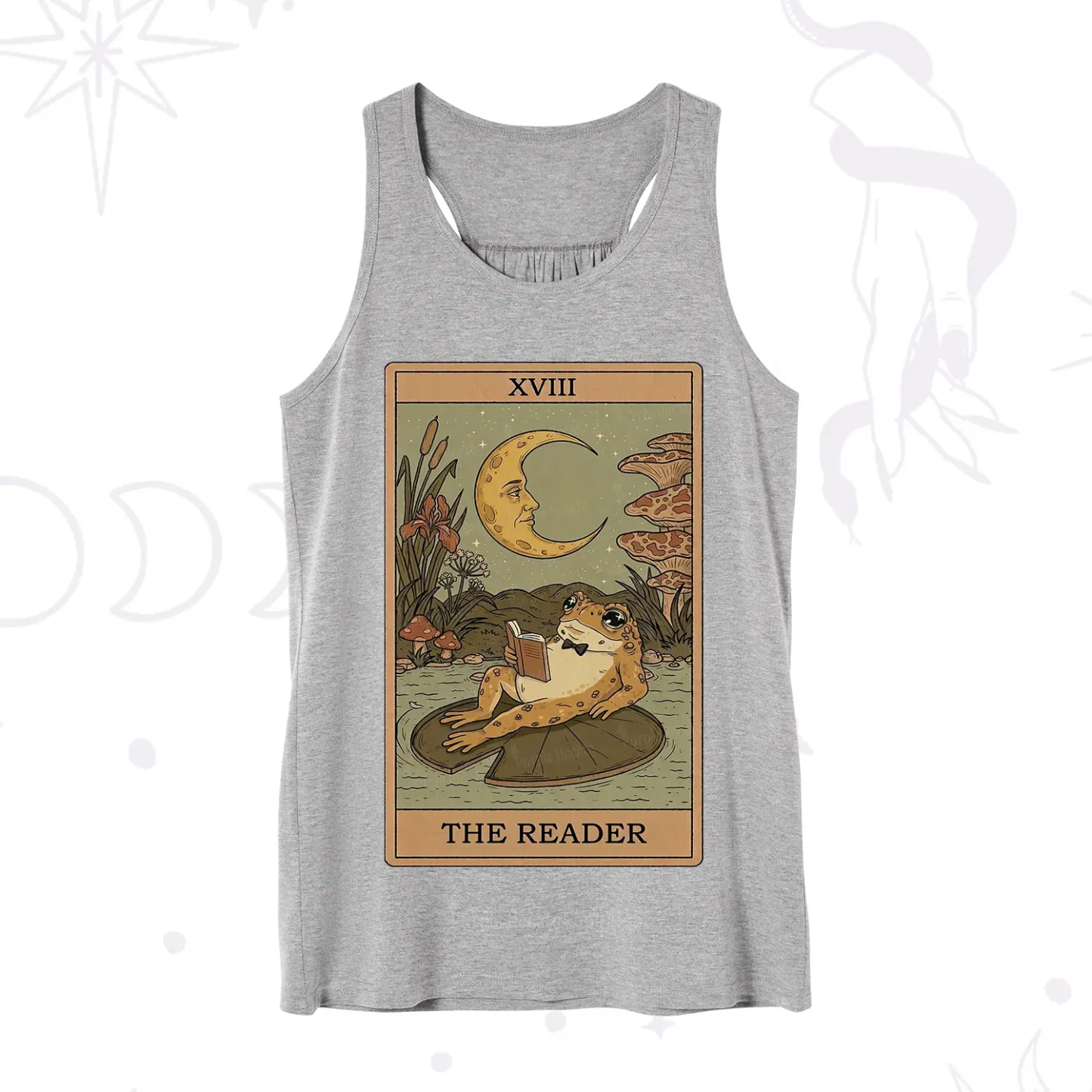 Purplehecate The Reader Frog Tarot Tank