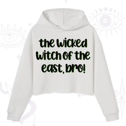 Purplehecate The Wicked Witch of the East Bro Crop Hoodie