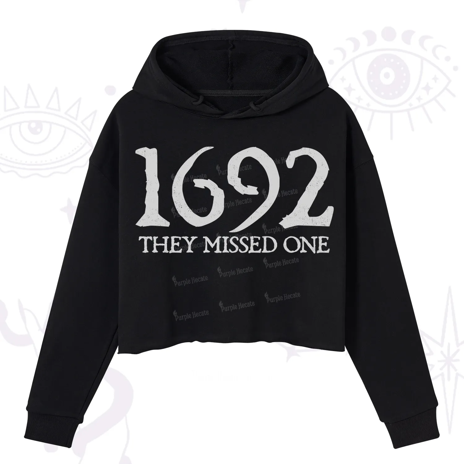 Purplehecate 1692 They Missed One Crop Hoodie