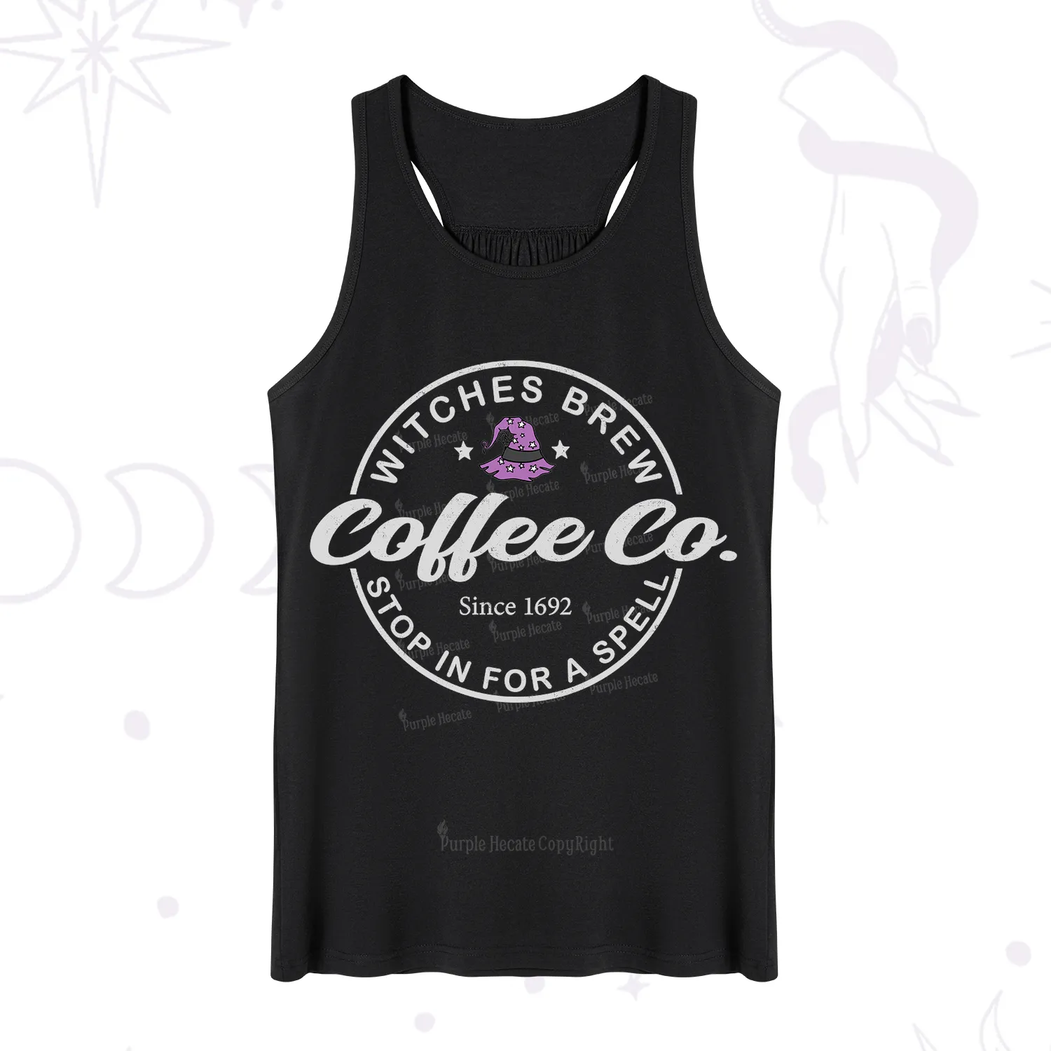 Purplehecate Witches Brew Coffee Co Tank