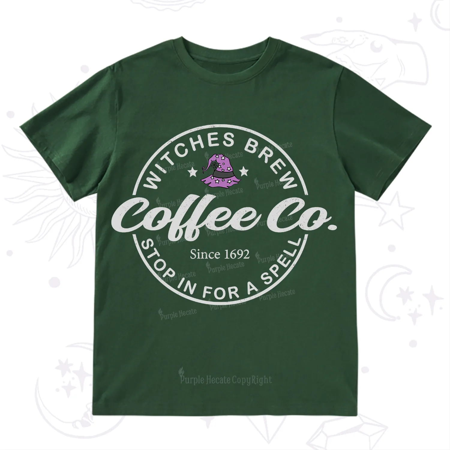 Purplehecate Witches Brew Coffee Co T-Shirt