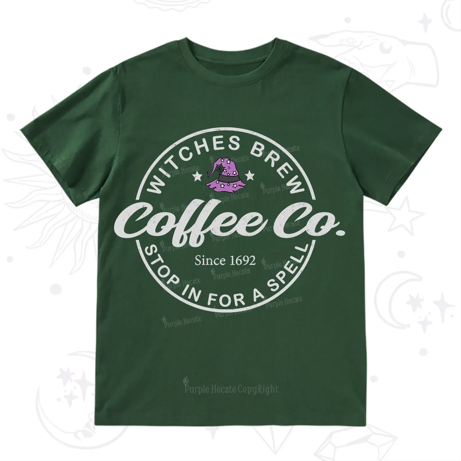 Purplehecate Witches Brew Coffee Co T-Shirt