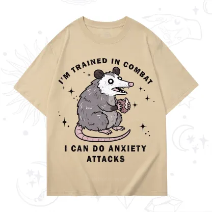 Purplehecate Anixety Attack Opossum T-Shirt