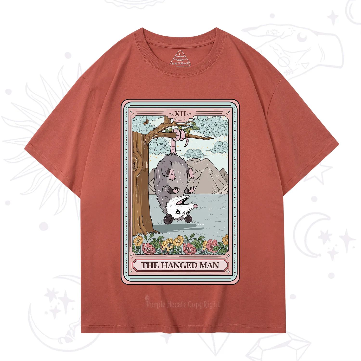 Purplehecate The Hanged Man Tarot Opossum T-Shirt
