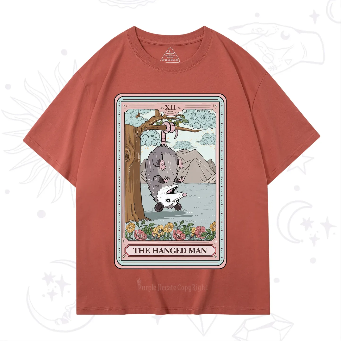 Purplehecate The Hanged Man Tarot Opossum T-Shirt