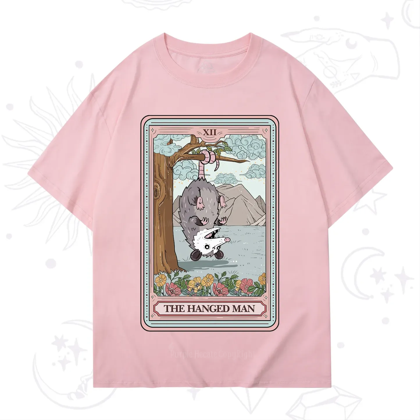 Purplehecate The Hanged Man Tarot Opossum T-Shirt
