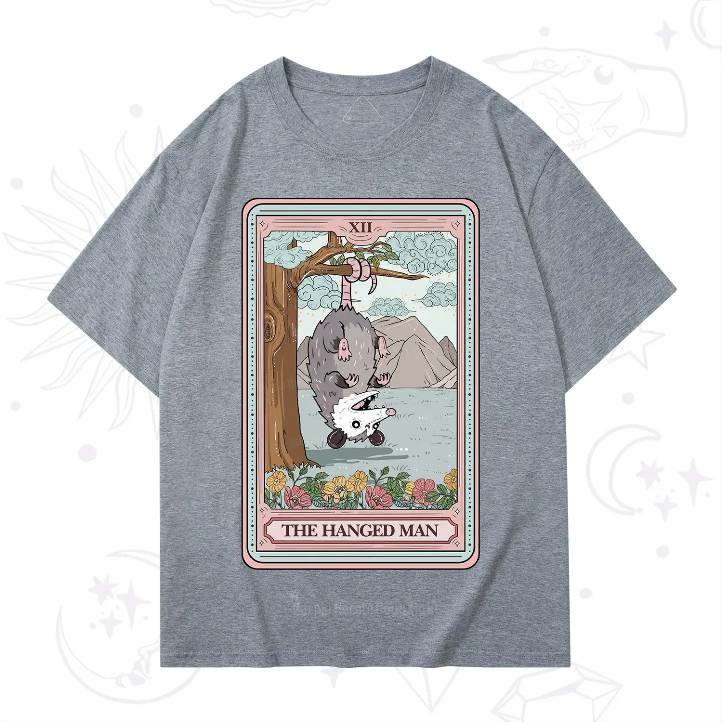 Purplehecate The Hanged Man Tarot Opossum T-Shirt
