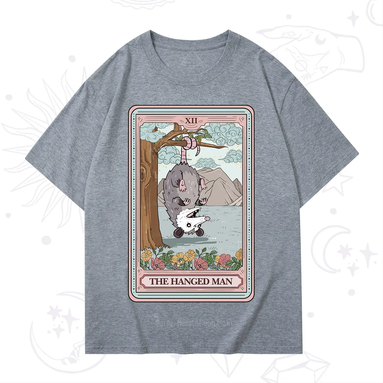 Purplehecate The Hanged Man Tarot Opossum T-Shirt