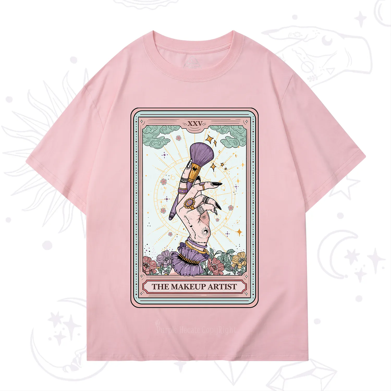 Purplehecate The Makeup Artist Tarot T-Shirt