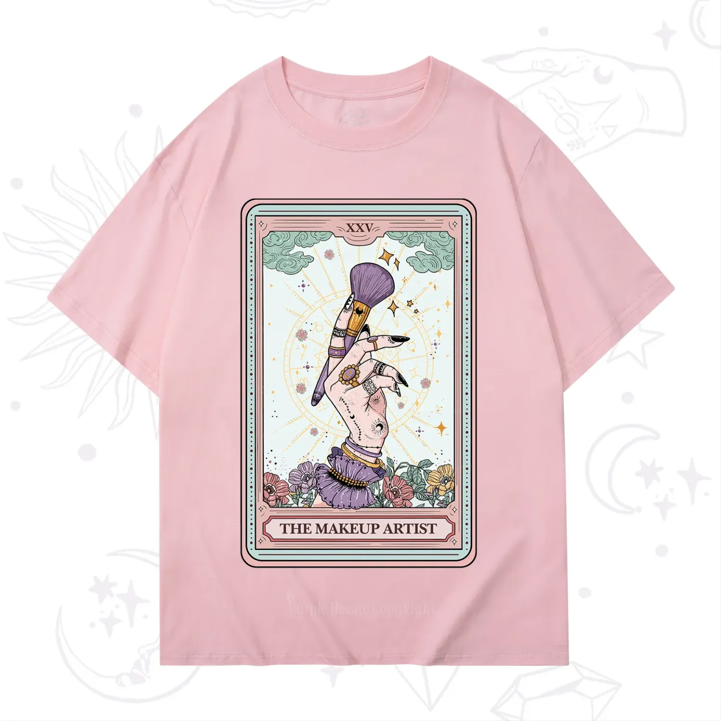 Purplehecate The Makeup Artist Tarot T-Shirt