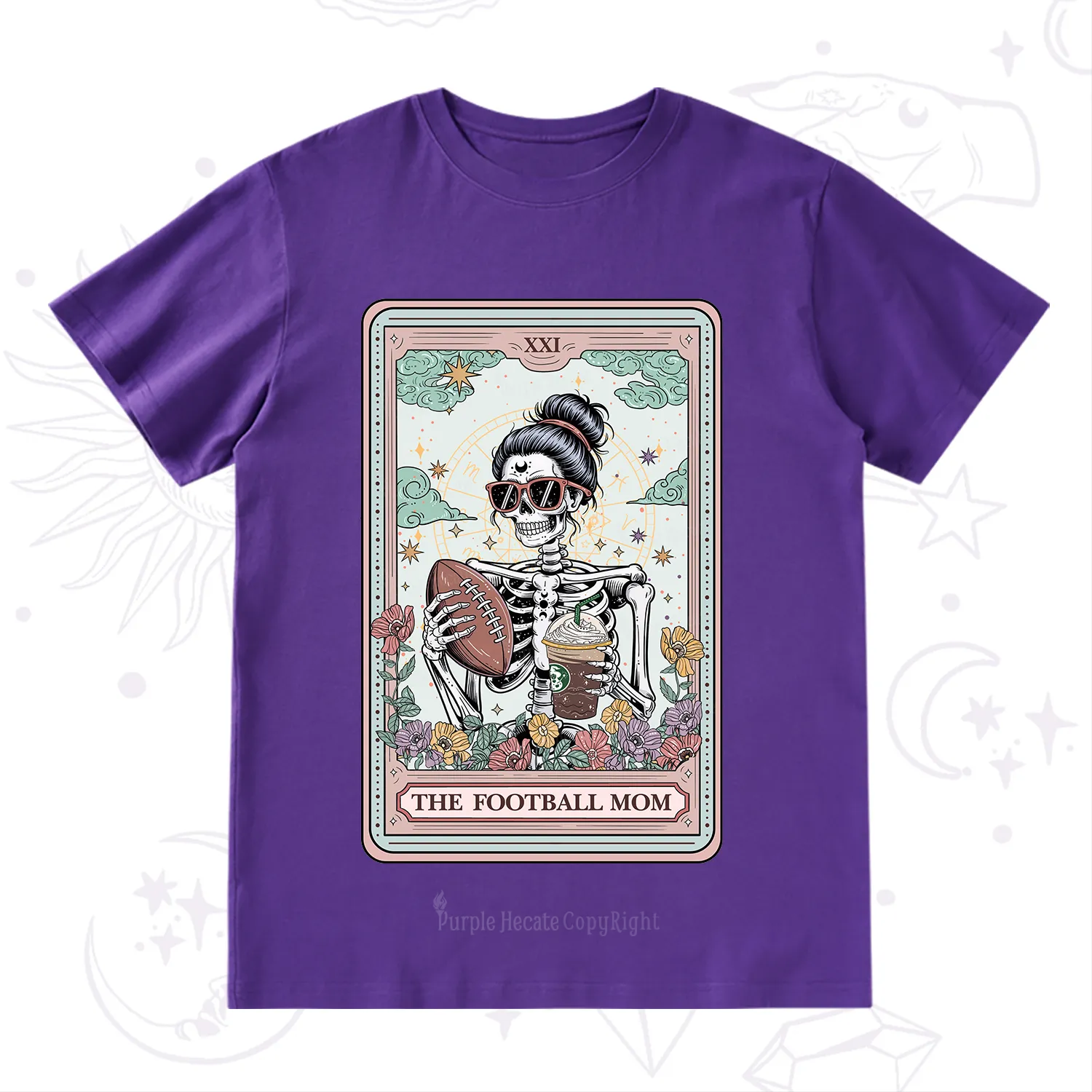 Purplehecate The Football Mom Tarot T-Shirt