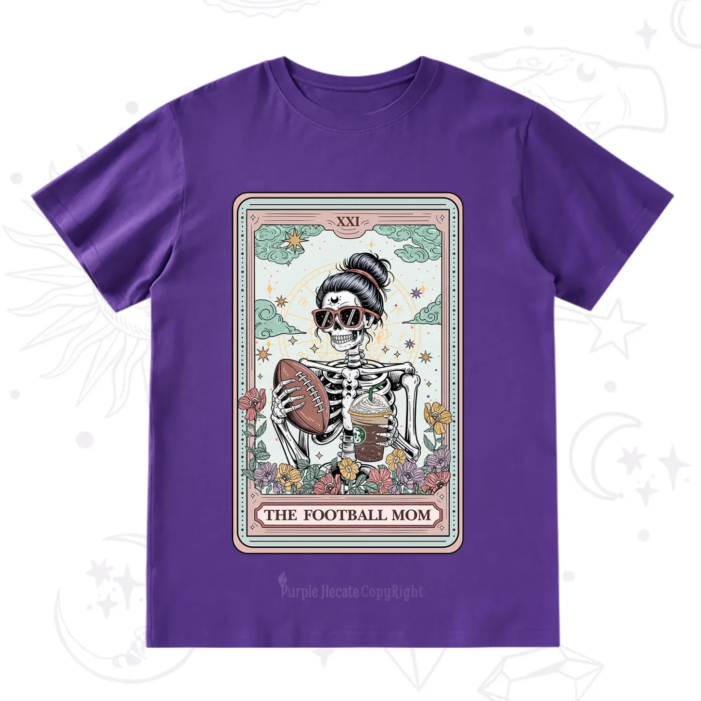 Purplehecate The Football Mom Tarot T-Shirt