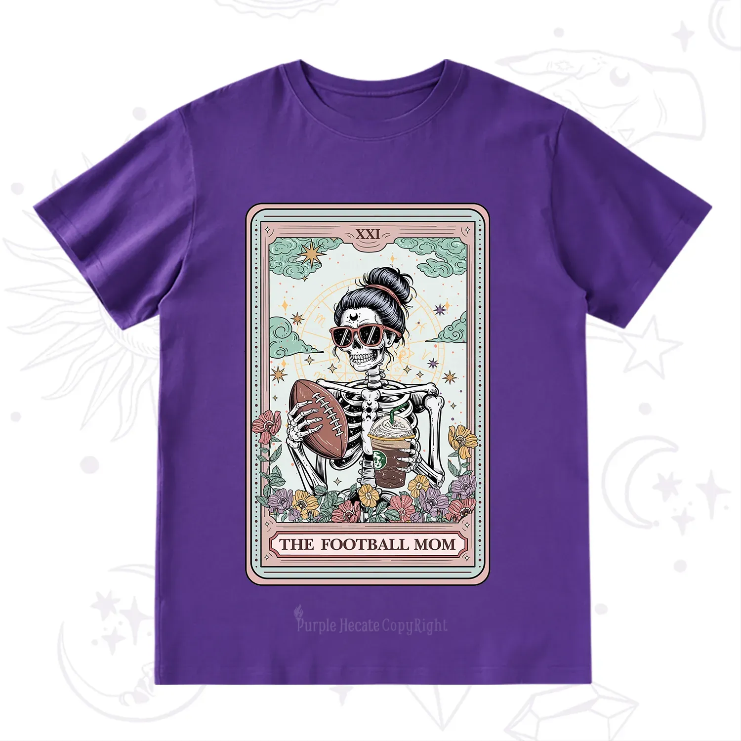 Purplehecate The Football Mom Tarot T-Shirt