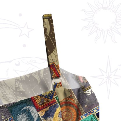 Purplehecate Starry Moon Patchwork for Cosmic Lovers Wide Straps Maxi Dress