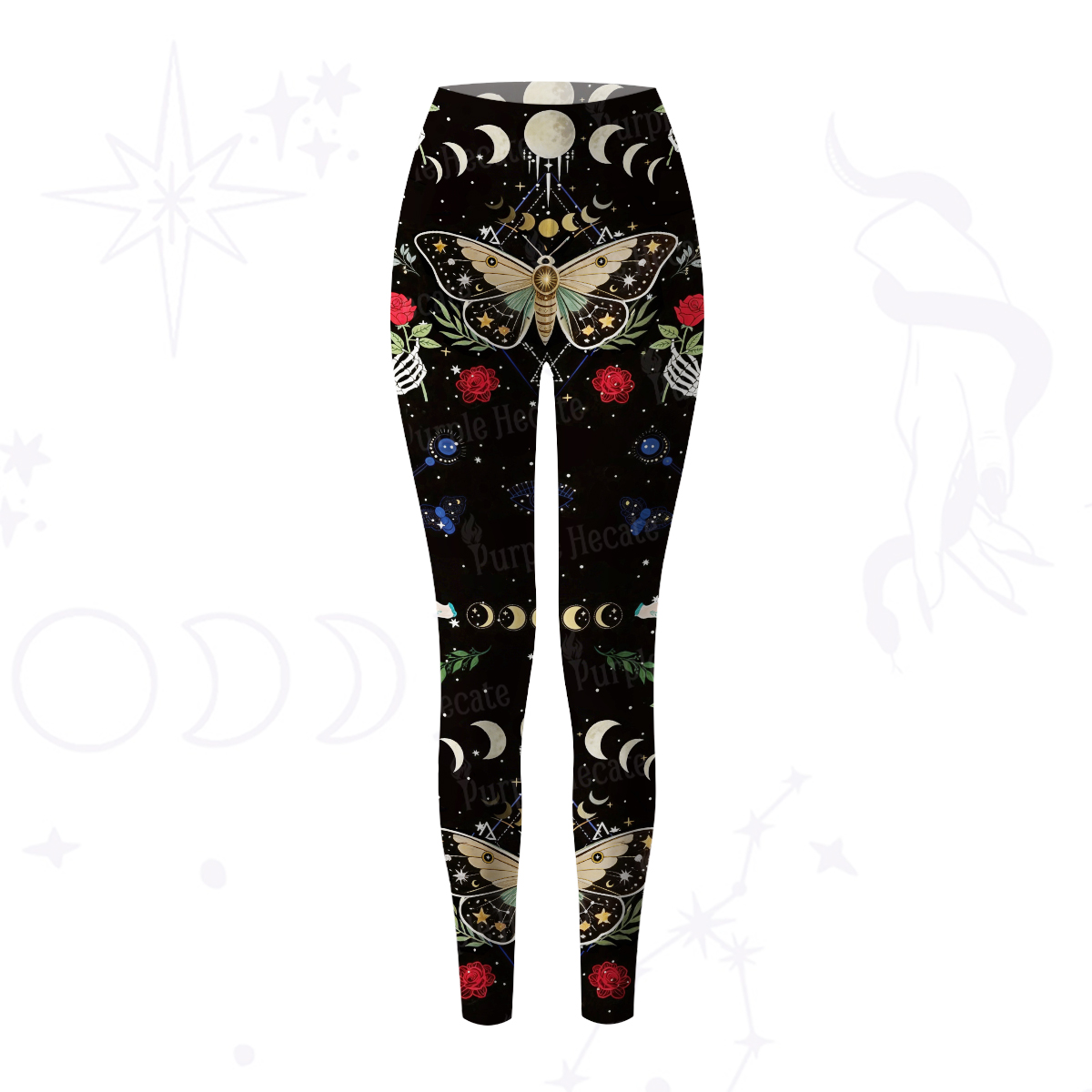 Purplehecate Moonlight Metamorphosis Yoga Pants