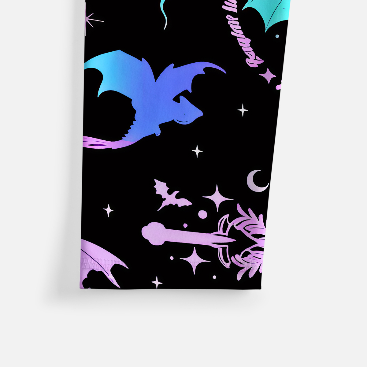 Purplehecate Neon Fantasy Dragon Allover Yoga Pants