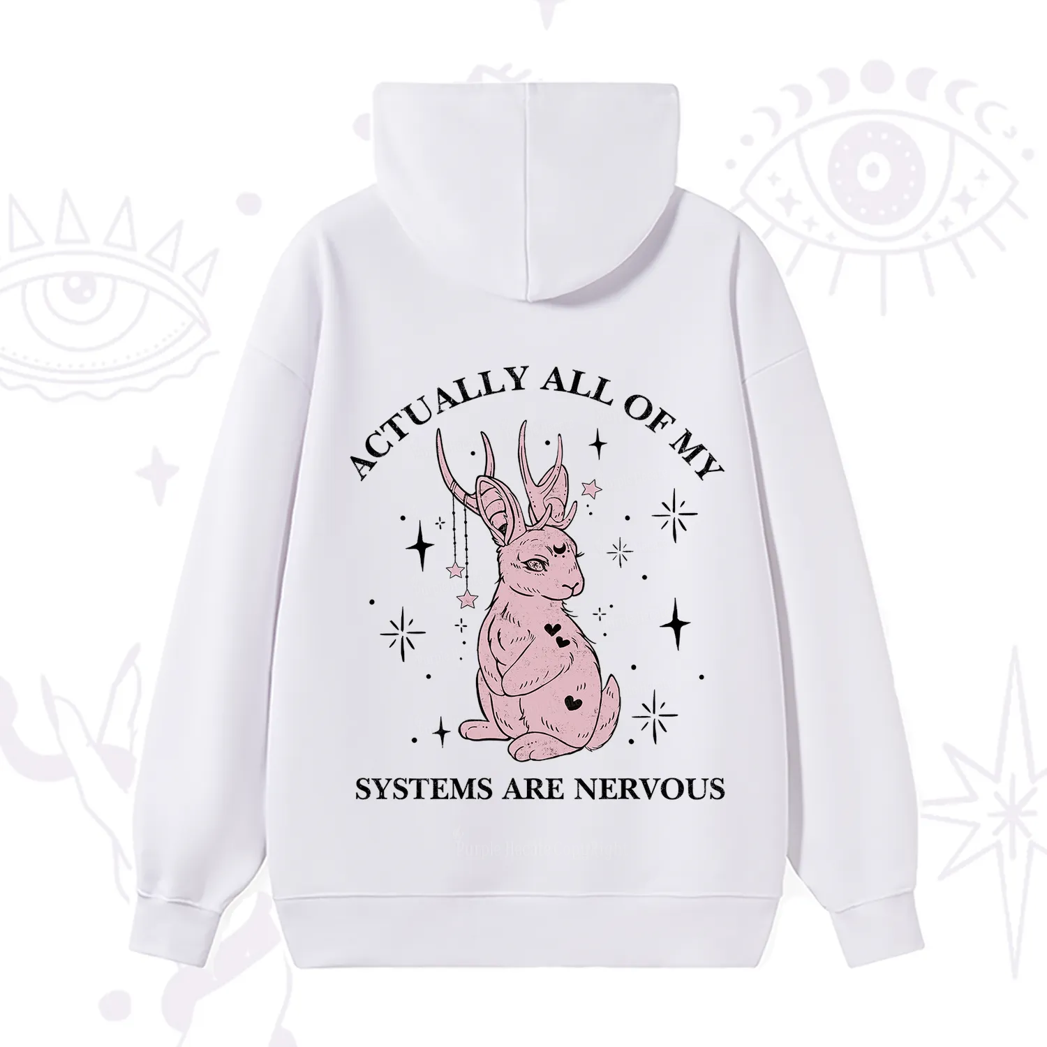 Purplehecate Actually All Of My Systems Are Nervous Hoodie