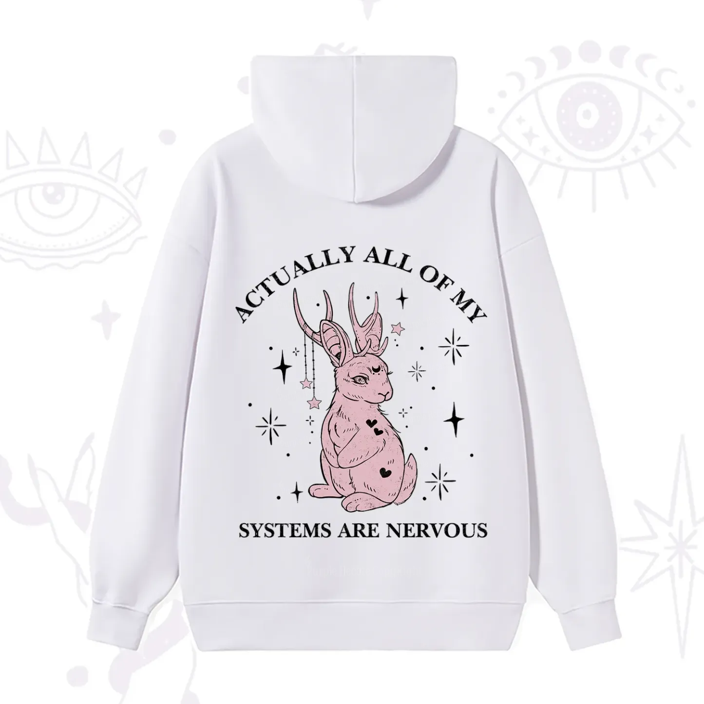 Purplehecate Actually All Of My Systems Are Nervous Hoodie