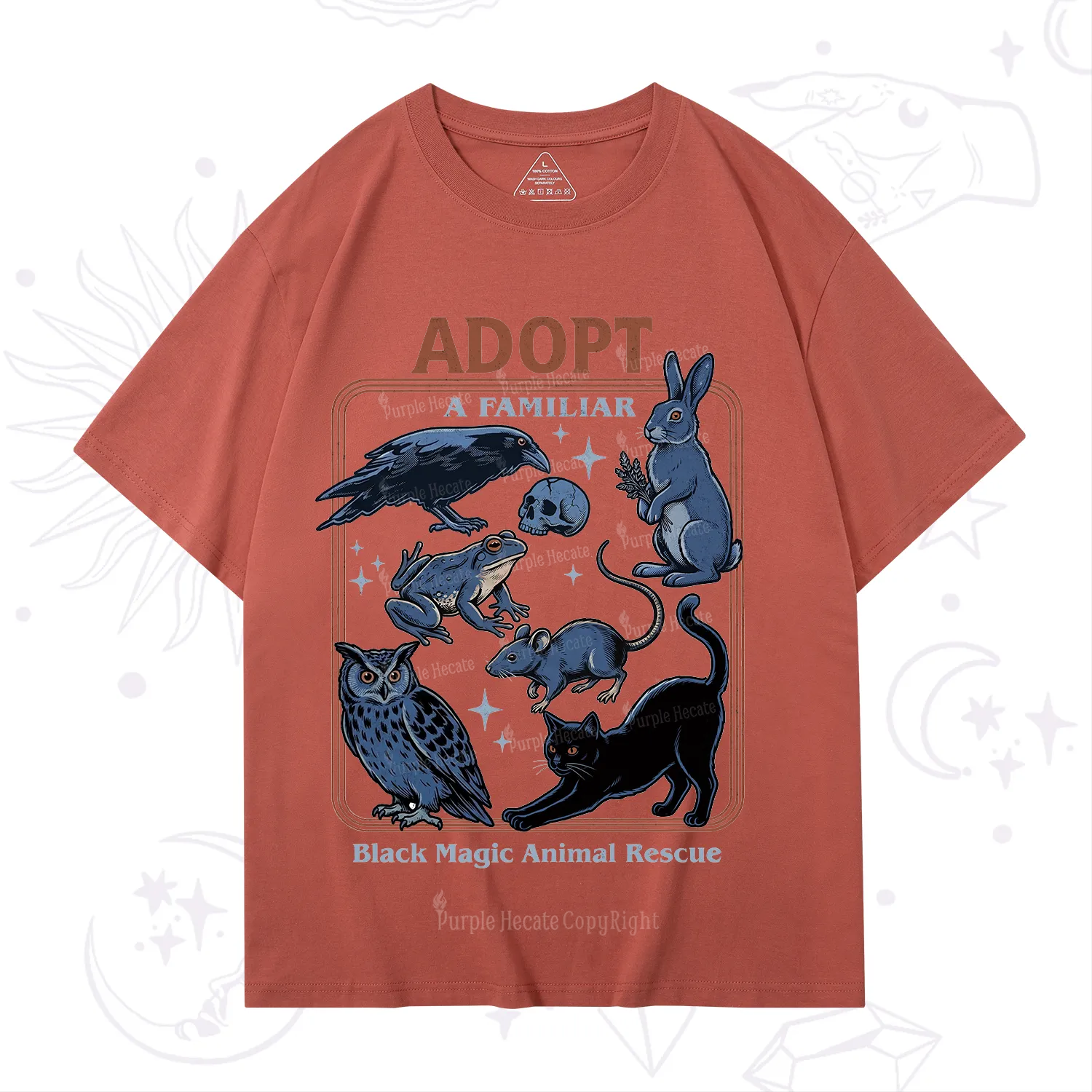 Purplehecate Adopt a Familiar T-Shirt