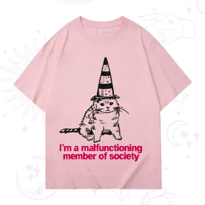 Purplehecate Social Anxiety Cat T-Shirt
